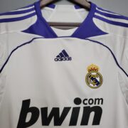 Real Madrid Retro 07/08 - Home kit- Retro Football Shirt - Image 3
