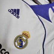 Real Madrid Retro 07/08 - Home kit- Retro Football Shirt - Image 4