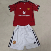 Manchester United 25/26 Kids Home Kit - Image 3